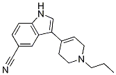 3-(1-Propyl-1,2,3,6-tetrahydro-pyridin-4-yl)-1H-indole-5-carbonitrile CAS#: 152879-62-4