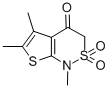 1,5,6-TRIMETHYL-1,2,3,4-TETRAHYDRO-2LAMBDA6-THIENO[2,3-C][1,2]THIAZINE-2,2,4-TRIONE CAS#: 175202-79-6