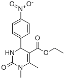 1,6-DIMETHYL-4-(4-NITRO-PHENYL)-2-OXO-1,2,3,4-TETRAHYDRO-PYRIMIDINE-5-CARBOXYLIC ACID ETHYL ESTER CAS#: 301319-39-1