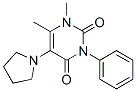 1,6-Dimethyl-3-phenyl-5-(1-pyrrolidinyl)pyrimidine-2,4(1H,3H)-dione CAS#: 32150-73-5