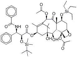 (αR,βS)-β-(BenzoylaMino)-α-[[(1,1-diMethylethyl)diMethylsilyl]oxy]-benzenepropanoic Acid (2aR,4S,4aS,6R,9S,11S,12S,12aR,12bS)-6,12b-Bis(acetyloxy)-2a,3,4,4a,5,6,9,10,11,12,12a,12b-d CAS#: 162459-94-1