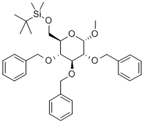 Methyl-6-O-(tert.-butyldimethylsilyl)-2,3,4-tri-O-benzyl-α-D-glucopyranoside CAS#: 166592-73-0