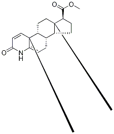 [4aR-(4aα,4bβ,6aα,7α,9aβ,9bα)]-2,4a,4b,5,6,6a,7,8,9,9a,9b,10-Dodecahydro-4a,6a-diMethyl-3-oxo-1H-indeno[5,4-f]quinoline-7-carboxylic Acid Methyl Ester CAS#: 166896-62-4