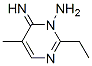 1(6H)-Pyrimidinamine, 2-ethyl-6-imino-5-methyl- CAS#: 150239-65-9