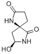 1,7-Diazaspiro[4.4]nonane-2,6-dione,8-hydroxy-,(5R-cis)-(9CI) CAS#: 144540-04-5