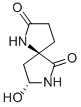 1,7-Diazaspiro[4.4]nonane-2,6-dione,8-hydroxy-,(5R-trans)-(9CI) CAS#: 144466-57-9