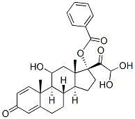 17-benzoyloxy-11-hydroxy-3,20-dioxo-1,4-pregnadien-21-al hemiacetal CAS#: 130399-79-0