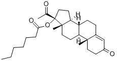 17-hydroxypregn-4-ene-3,20-dione 17-heptanoate CAS#: 4596-16-1