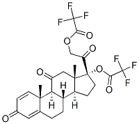 17,21-Dihydroxypregna-1,4-diene-3,11,20-trione bis(trifluoroacetate) CAS#: 425-40-1