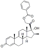 17,21-dihydroxy-16beta-methylpregna-1,4,9(11)-triene-3,20-dione 21-benzoate CAS#: 39780-55-7