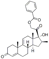 17,21-dihydroxy-16beta-methylpregna-4,9(11)-diene-3,20-dione 21-benzoate CAS#: 39780-54-6