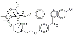 Methyl Raloxifene 4'-(2,3,4-Tri-O-acetyl-β-D-glycopyranuronate) CAS#: 174264-51-8