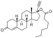 17alpha-Ethynyl-19-nortestosterone 17-heptanoate CAS#: 3836-23-5