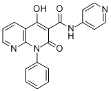 1,8-Naphthyridine-3-carboxamide, 1,2-dihydro-4-hydroxy-2-oxo-1-phenyl- N-4-pyridinyl-, hydrate (5:3) CAS#: 138304-91-3