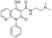 1,8-Naphthyridine-3-carboxamide, 1,2-dihydro-N-(2-(dimethylamino)ethyl )-4-hydroxy-2-oxo-1-phenyl- CAS#: 138304-93-5