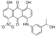 1,8-dihydroxy-4-[[3-(1-hydroxyethyl)phenyl]amino]-5-nitroanthraquinone CAS#: 3263-46-5