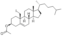 19-IODO-5-CHOLESTEN-3BETA-OL 3-ACETATE CAS#: 4561-90-4