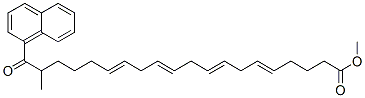 19-naphthoyl-5,8,11,14-eicosatetraenoic acid methyl ester CAS#: 133983-28-5