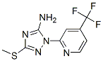 1H-1,2,4-TRIAZOL-5-AMINE, 3-(METHYLTHIO)-1-[4-(TRIFLUOROMETHYL)-2-PYRIDINYL]- CAS#: 266691-85-4
