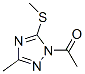 1H-1,2,4-Triazole, 1-acetyl-3-methyl-5-(methylthio)- (9CI) CAS#: 340981-30-8