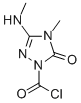 1H-1,2,4-Triazole-1-carbonylchloride,4,5-dihydro-4-methyl-3-(methylamino)-5-oxo-(9CI) CAS#: 132534-73-7