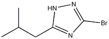 1H-1,2,4-triazole, 3-bromo-5-(2-methylpropyl)- CAS#: 141831-73-4