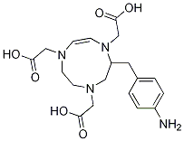 1H-1,4,7-Triazonine-1,4,7-triacetic acid, 2-[(4-aMinophenyl)Methyl]hexahydro- CAS#: 147597-65-7