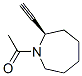 1H-Azepine, 1-acetyl-2-ethynylhexahydro-, (R)- (9CI) CAS#: 128960-05-4