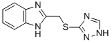 1H-BENZIMIDAZOLE, 2-[(1H-1,2,4-TRIAZOL-3-YLTHIO)METHYL]- CAS#: 332904-20-8