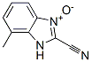 1H-Benzimidazole-2-carbonitrile,7-methyl-,3-oxide(9CI) CAS#: 116059-19-9