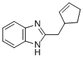 1H-Benzimidazole,2-(2-cyclopenten-1-ylmethyl)-(9CI) CAS#: 146350-93-8