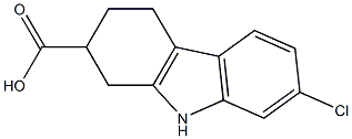 1H-Carbazole-2-carboxylic acid, 7-chloro-2,3,4,9-tetrahydro- CAS#: 35853-75-9