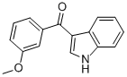 (1H-INDOL-3-YL)-(3-METHOXY-PHENYL)-METHANONE CAS#: 136672-25-8
