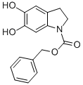 1H-INDOLE-1-CARBOXYLIC ACID,2,3-DIHYDRO-5,6-DIHYDROXY-,PHENYLMETHYL ESTER CAS#: 157199-30-9