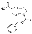 1H-INDOLE-1,5-DICARBOXYLIC ACID,2,3-DIHYDRO-,1-(PHENYLMETHYL)ESTER CAS#: 142165-63-7