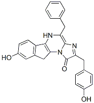 1H-Imidazo[1,2-a]indeno[1,2-e]pyrazin-1-one,  5,10-dihydro-8-hydroxy-2-[(4-hydroxyphenyl)methyl]-4-(phenylmethyl)- CAS#: 132063-57-1