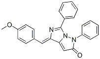 1H-Imidazo[1,5-b]pyrazol-2(4H)-one,  4-[(4-methoxyphenyl)methylene]-1,6-diphenyl- CAS#: 126630-34-0