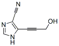 1H-Imidazole-4-carbonitrile, 5-(3-hydroxy-1-propynyl)- (9CI) CAS#: 132252-29-0