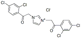 1H-Imidazolium,  1,3-bis[2-(2,4-dichlorophenyl)-2-oxoethyl]-,  chloride  (9CI) CAS#: 134071-10-6