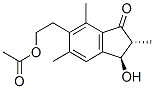 1H-Inden-1-one, 6-(2-(acetyloxy)ethyl)-2,3-dihydro-3-hydroxy-2,5,7-tri methyl-, trans-(+)- CAS#: 39765-77-0