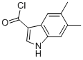 1H-Indole-3-carbonyl chloride, 5,6-dimethyl- (9CI) CAS#: 159730-25-3