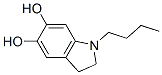 1H-Indole-5,6-diol, 1-butyl-2,3-dihydro- (9CI) CAS#: 139721-22-5