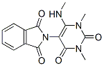 1H-Isoindole-1,3(2H)-dione,  2-[1,2,3,4-tetrahydro-1,3-dimethyl-6-(methylamino)-2,4-dioxo-5-pyrimidinyl]- CAS#: 34576-22-2