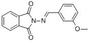 1H-Isoindole-1,3(2H)-dione, 2-(((3-methoxyphenyl)methylene)amino)- CAS#: 32387-03-4