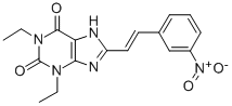 1H-Purine-2,6-dione, 3,7-dihydro-1,3-diethyl-8-(2-(3-nitrophenyl)ethen yl)-, (E)- CAS#: 155271-82-2