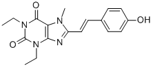 1H-Purine-2,6-dione, 3,7-dihydro-1,3-diethyl-8-(2-(4-hydroxyphenyl)eth enyl)-7-methyl-, (E)- CAS#: 155272-05-2