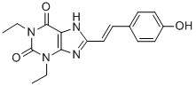 1H-Purine-2,6-dione, 3,7-dihydro-1,3-diethyl-8-(2-(4-hydroxyphenyl)eth enyl)-, (E)- CAS#: 155272-14-3