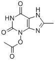 1H-Purine-2,6-dione, 3,7-dihydro-3-(acetyloxy)-8-methyl- CAS#: 38605-78-6