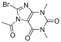 1H-Purine-2,6-dione, 7-acetyl-8-bromo-3,7-dihydro-1,3-dimethyl- CAS#: 133512-95-5