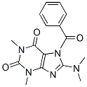 1H-Purine-2,6-dione, 7-benzoyl-8-(dimethylamino)-3,7-dihydro-1,3-dimethyl- CAS#: 148122-87-6